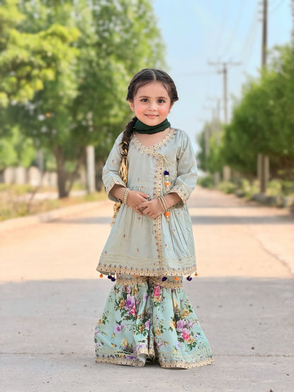 Meadow Bloom Cotton Sharara Set