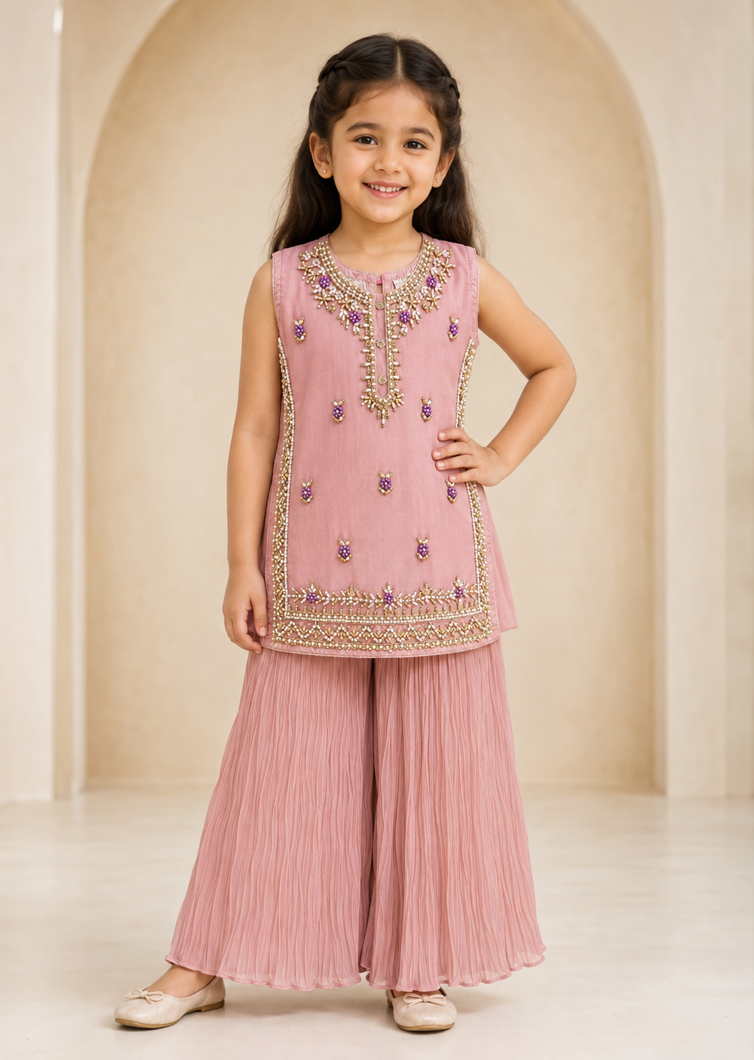 Dreamy Bloom Crush Palazzo Set