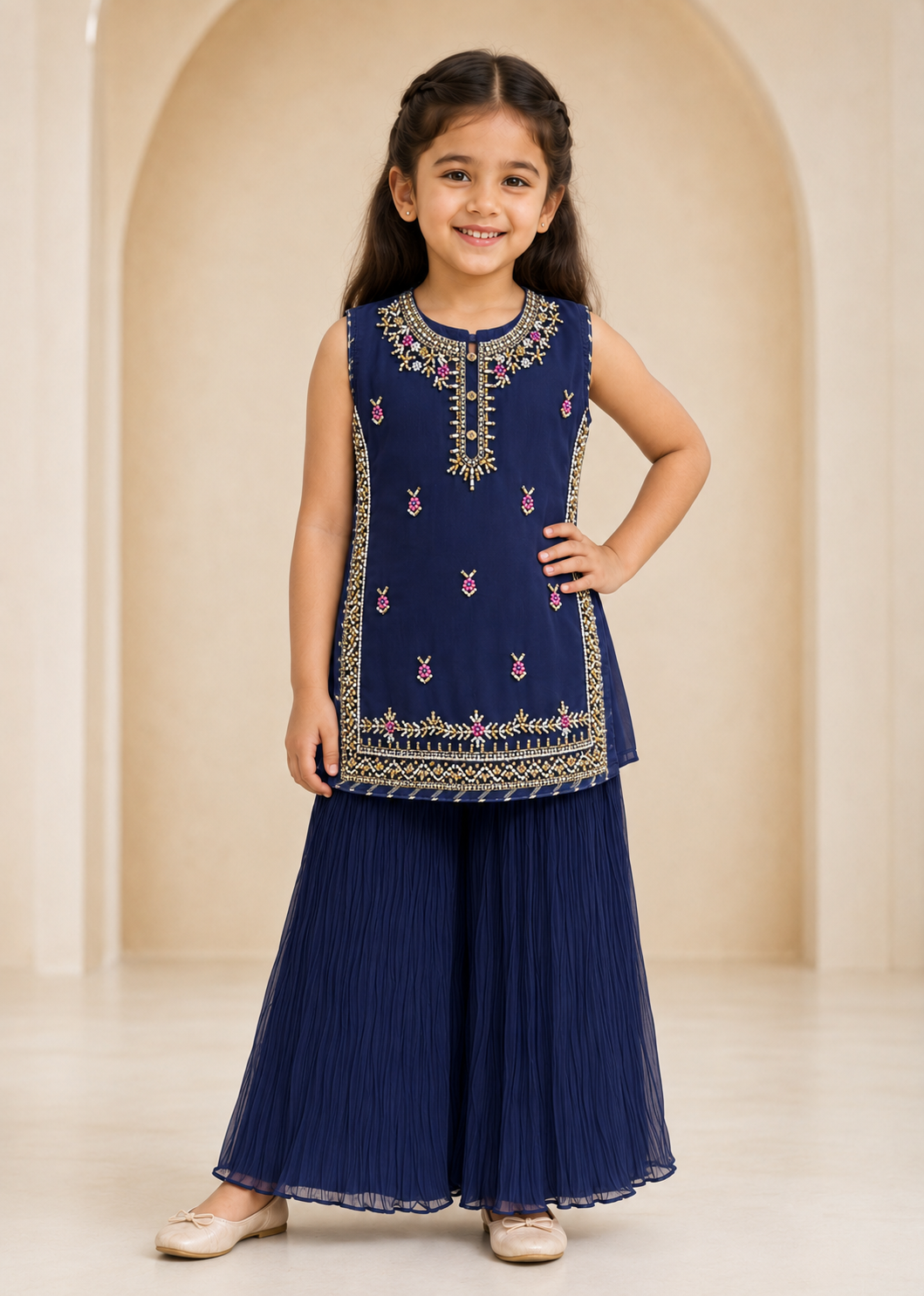 Dreamy Bloom Crush Palazzo Set