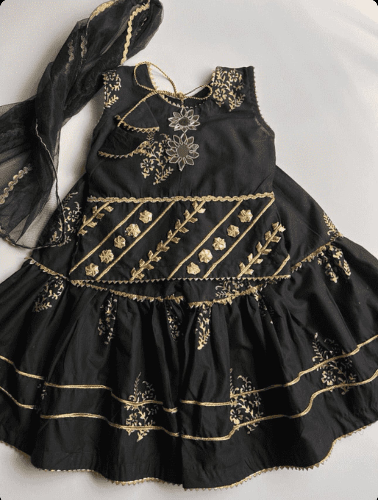 Black Mirror Gharara - Zaree Kids